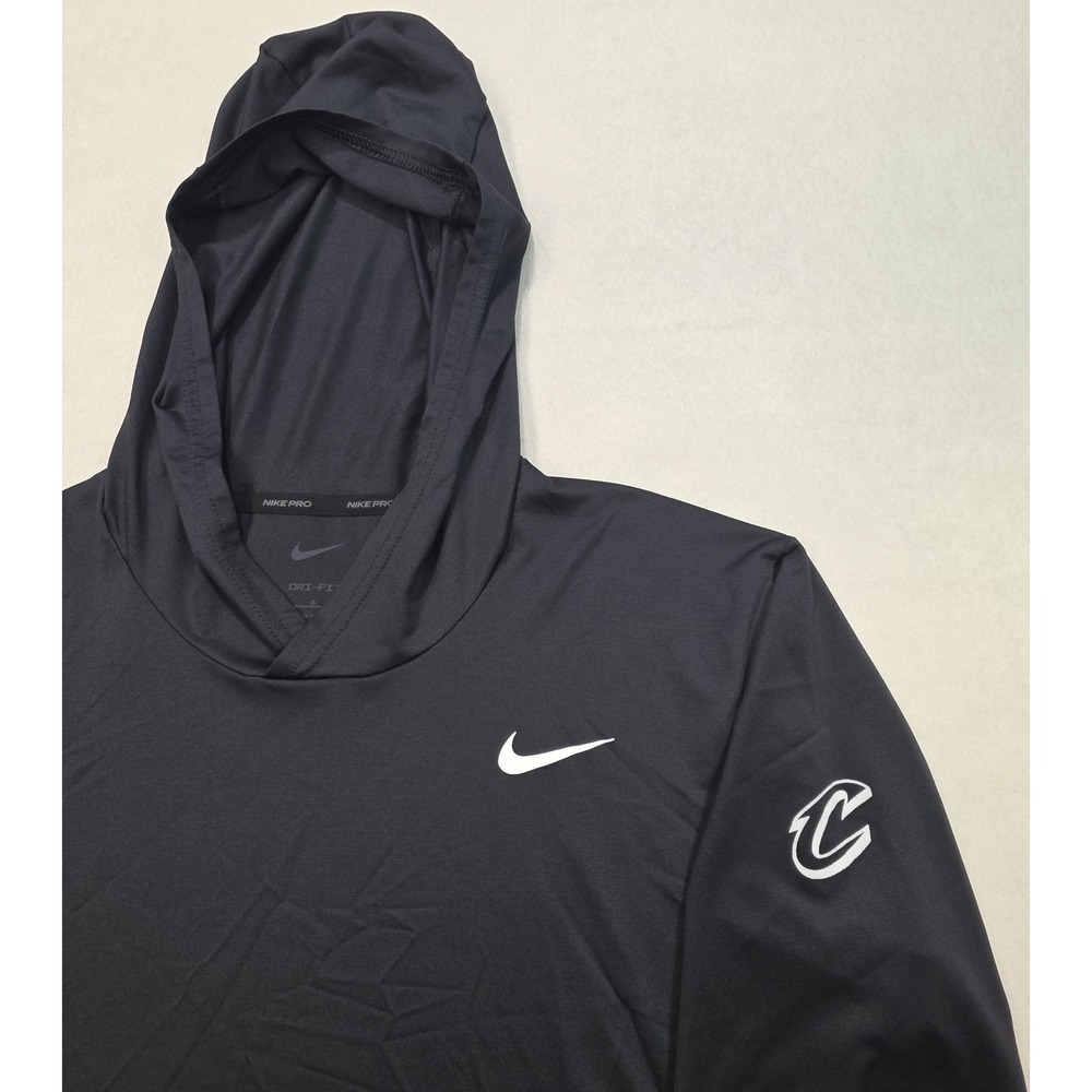 Nike Pro Cleveland Cavaliers Hoodie Shirt Mens L LIMITED USE Gray Light Pullover
